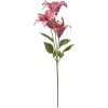 Clayre & Eef 6PL0337P Ramo decorativo con fiori rosa verde 15x10x72 cm