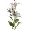 Clayre & Eef 6PL0337W Ramo decorativo Fiori Bianco Verde 15x10x72 cm