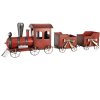 Clayre & Eef 6Y5632 Decorazione Treno Rosso Metallo 94x18x28 cm Stile country