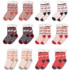 Juleeze JZSKSET0001 Set di calzini 12 paia taglia unica multicolore per tutti i giorni