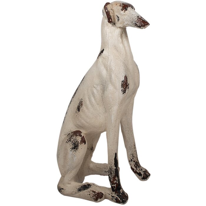 Clayre & Eef 5MG0048 Decorazione Cane Beige Marrone 37x24x79 cm