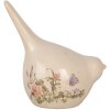 Clayre & Eef 6CE1954M Decorazione Uccello Beige Rosa 14x9x15 cm Stile Country