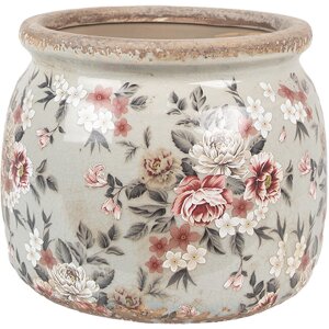 Clayre & Eef 6CE1964M Vaso da fiori Grigio Rosa...