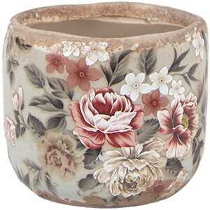 Clayre & Eef 6CE1966S Vaso da fiori Grigio Rosa...