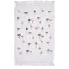 Asciugamano per ospiti Clayre & Eef CTLFJ Bianco Marrone 40x66 cm Cotone Stile Country