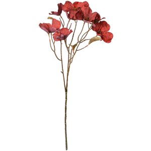 Clayre & Eef 5PL0112R Fiore artificiale rosso 12x8x72 cm
