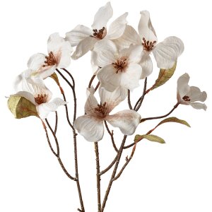 Clayre & Eef 5PL0113W Fiore artificiale bianco 12x8x72 cm