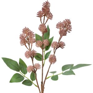 Clayre & Eef 5PL0123P Decorazione Ramo con Fiori Rosa 16x7x68 cm