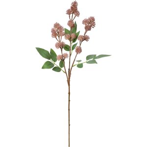Clayre & Eef 5PL0123P Decorazione Ramo con Fiori Rosa 16x7x68 cm