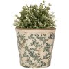 Clayre & Eef 6CE1976M Decorazione vaso di fiori Ø 17x16 cm Vintage Design