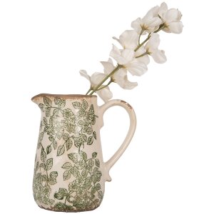 Clayre & Eef 6CE1977M Brocca da decorazione 16x12x18 cm