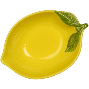 Clayre & Eef 6CEBO0084L Ciotola Giallo limone 12x18x5...
