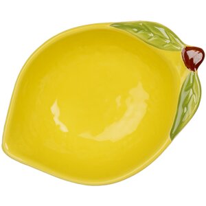 Clayre & Eef 6CEBO0084S Ciotola al limone giallo 12x9x4 cm 100 ml