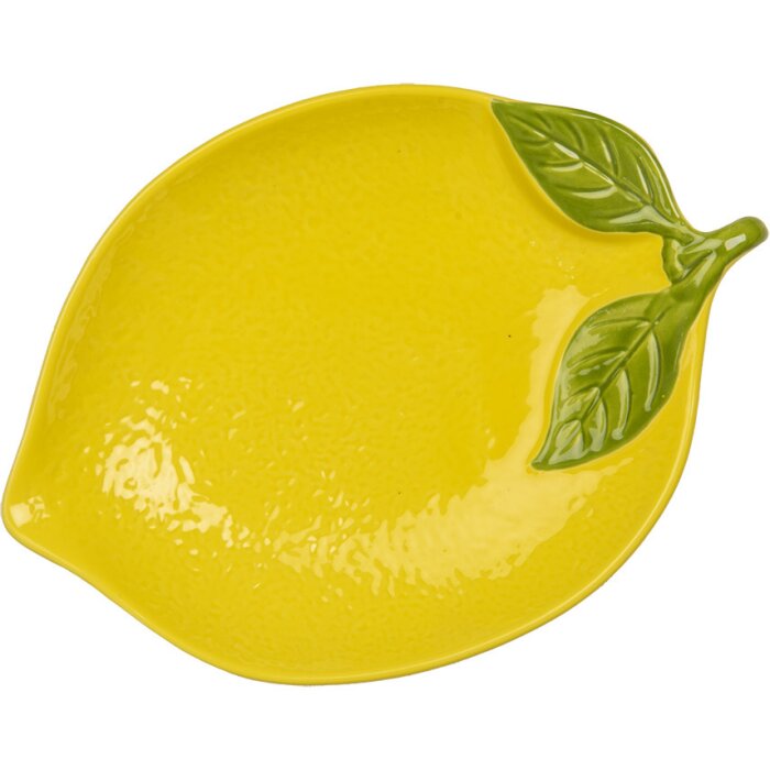 Clayre & Eef 6CEBO0084XL Ciotola per limone 25x18x3 cm