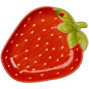 Clayre & Eef 6CEBO0085L Ciotola a forma di fragola...
