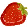 Clayre & Eef 6CEBO0085L Ciotola a forma di fragola 23x18x3 cm