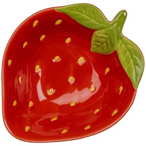 Clayre & Eef 6CEBO0085M Ciotola a forma di fragola...