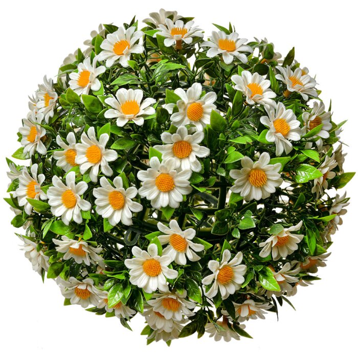 Clayre & Eef 6PL0324M Palla decorativa fiore artificiale margherita Ø 22 cm