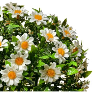Clayre & Eef 6PL0324M Palla decorativa fiore artificiale margherita Ø 22 cm