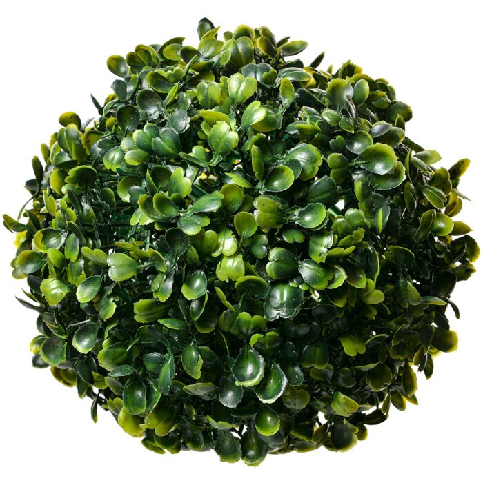 Clayre & Eef 6PL0325S Palla di bosso in plastica verde Ø 17 cm