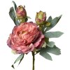Clayre & Eef 6PL0332R Fiore Artificiale Rosa Rosso 12x12x62 cm