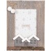Clayre & Eef 2F1224 Portafoto Marrone Bianco 16x3x21 cm 10x15 cm