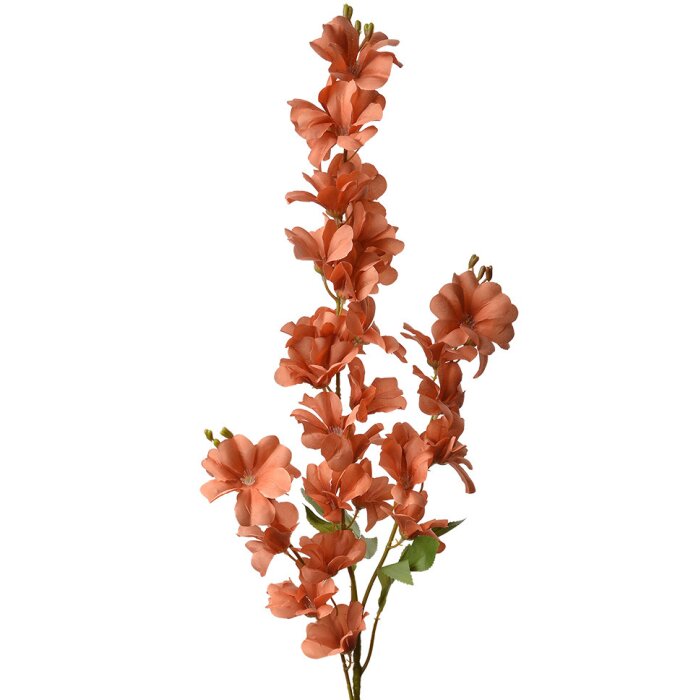 Clayre & Eef 5PL0135O Decorazione Ramo con Fiori Arancione 16x12x100 cm