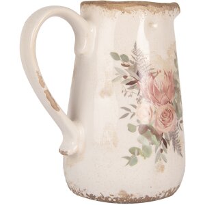 Clayre & Eef 6CE1979M Brocca decorativa Beige Pink...