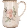 Clayre & Eef 6CE1979M Brocca decorativa Beige Pink 17x12x18 cm Stile country
