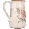 Clayre & Eef 6CE1979M Brocca decorativa Beige Pink 17x12x18 cm Stile country