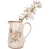 Clayre & Eef 6CE1979M Brocca decorativa Beige Pink 17x12x18 cm Stile country