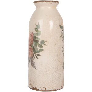 Clayre & Eef 6CE1980L Vaso in ceramica beige rosa...