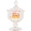Barattolo con coperchio Clayre & Eef Ø 9x16 cm Design classico trasparente