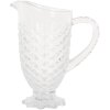 Clayre & Eef 6GL5027 Brocca in vetro trasparente 20x13x24 cm 1100 ml
