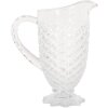 Clayre & Eef 6GL5027 Brocca in vetro trasparente 20x13x24 cm 1100 ml