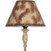 Clayre & Eef 5LMC0043 Lampada da tavolo Ø22x71cm Ferro Beige Antico Marrone E27 60W