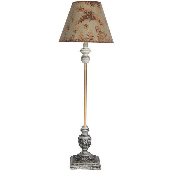 Clayre & Eef 5LMC0044 Lampada da tavolo Ø 24x72 cm E27 max 60W ferro legno