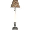Clayre & Eef 5LMC0044 Lampada da tavolo Ø 24x72 cm E27 max 60W ferro legno