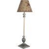 Clayre & Eef 5LMC0044 Lampada da tavolo Ø 24x72 cm E27 max 60W ferro legno