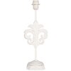 Clayre & Eef 6LMP796 Lampada base legno bianco 17x13x44 cm E27 max 60W
