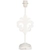 Clayre & Eef 6LMP796 Lampada base legno bianco 17x13x44 cm E27 max 60W