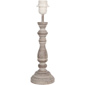 Clayre & Eef 6LMP798 Lampada base legno marrone...