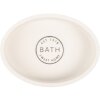 Clayre & Eef 65873 Portasapone in poliresina bianca 14x10x3 cm