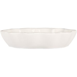 Clayre & Eef 6CE1984 Portasapone in ceramica bianca...