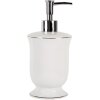 Clayre & Eef 6CE1997 Distributore di sapone in ceramica bianca Ø 9x20 cm 350 ml