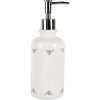 Clayre & Eef 6CE2005 Dispenser per sapone in ceramica bianca Ø 9x20 cm 350 ml stile country