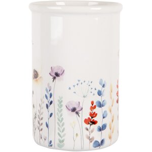Clayre & Eef Portaspazzolino in ceramica bianca...