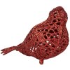 Clayre & Eef 65779 Decorazione Uccello Rosso 16x6x6 cm Stile Country