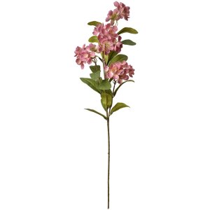 Clayre & Eef 6PL0344P Ramo decorativo con fiori rosa verde 17x14x70 cm