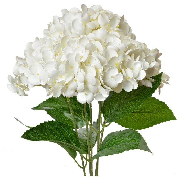 Clayre & Eef 6PL0347W Fiore artificiale bianco verde 23x23x45 cm